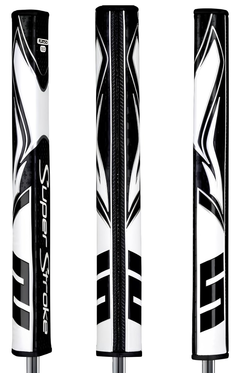 SuperStroke Zenergy Flatso 3.0 putter grip, černo/bílý
