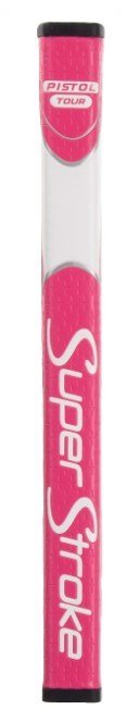 SuperStroke Zenergy Pistol GT Tour putter grip, růžovo/bílý