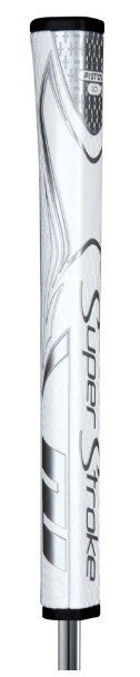 SuperStroke Zenergy Pistol GT 1.0 putter grip, bílo/stříbrný