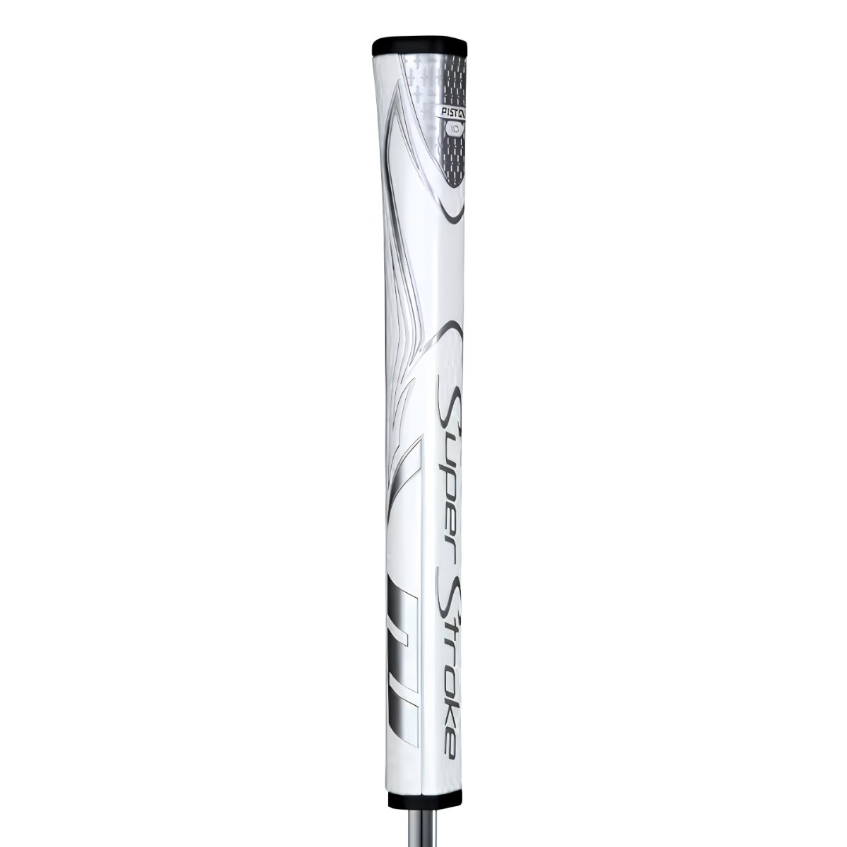 SuperStroke Zenergy Pistol GT 1.0 putter grip, bílo/stříbrný