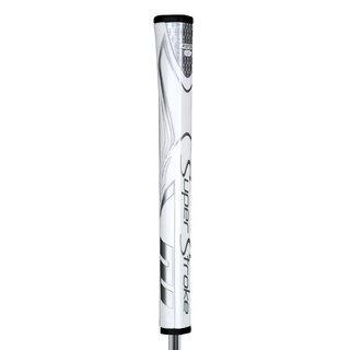 SuperStroke Zenergy Pistol GT 1.0 putter grip, bílo/stříbrný