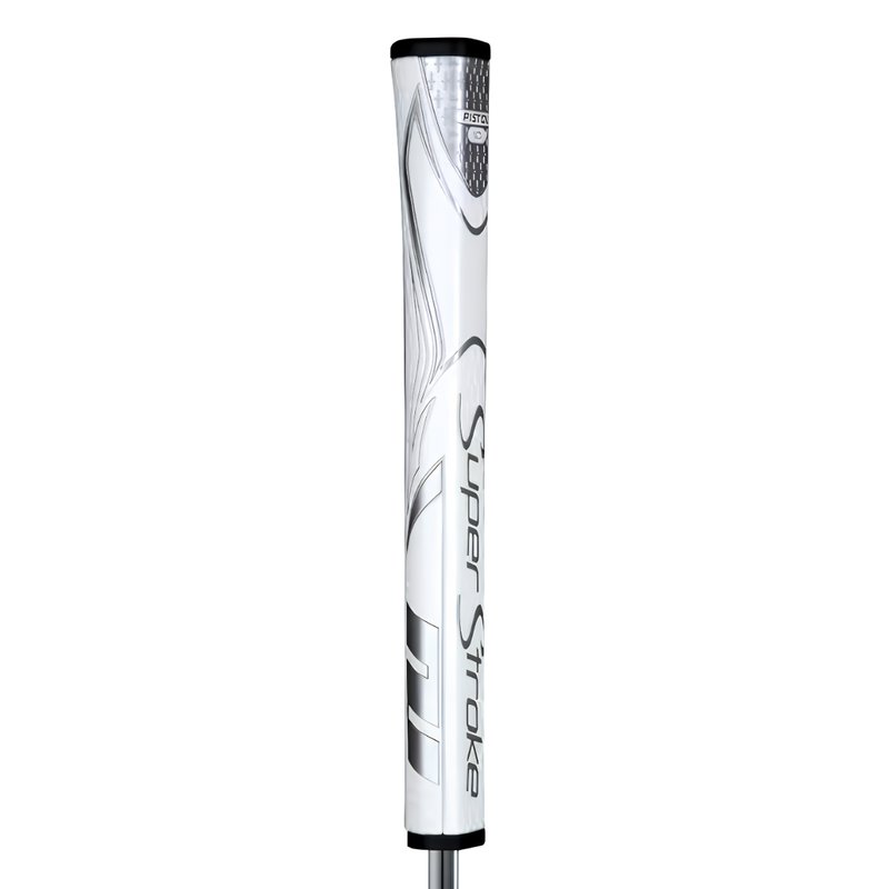 SuperStroke Zenergy Pistol GT 1.0 putter grip, bílo/stříbrný