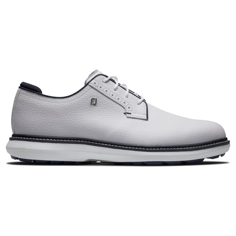 FootJoy Traditions pánské golfové boty, bílé/navy blucher