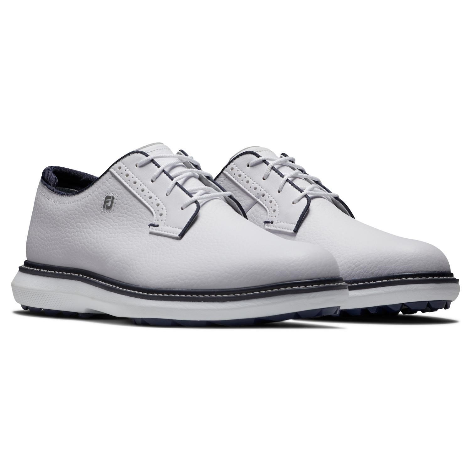 FootJoy Traditions pánské golfové boty, bílé/navy blucher