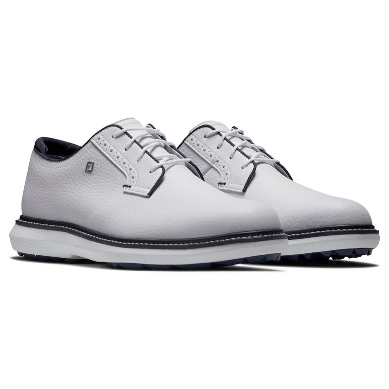FootJoy Traditions pánské golfové boty, bílé/navy blucher