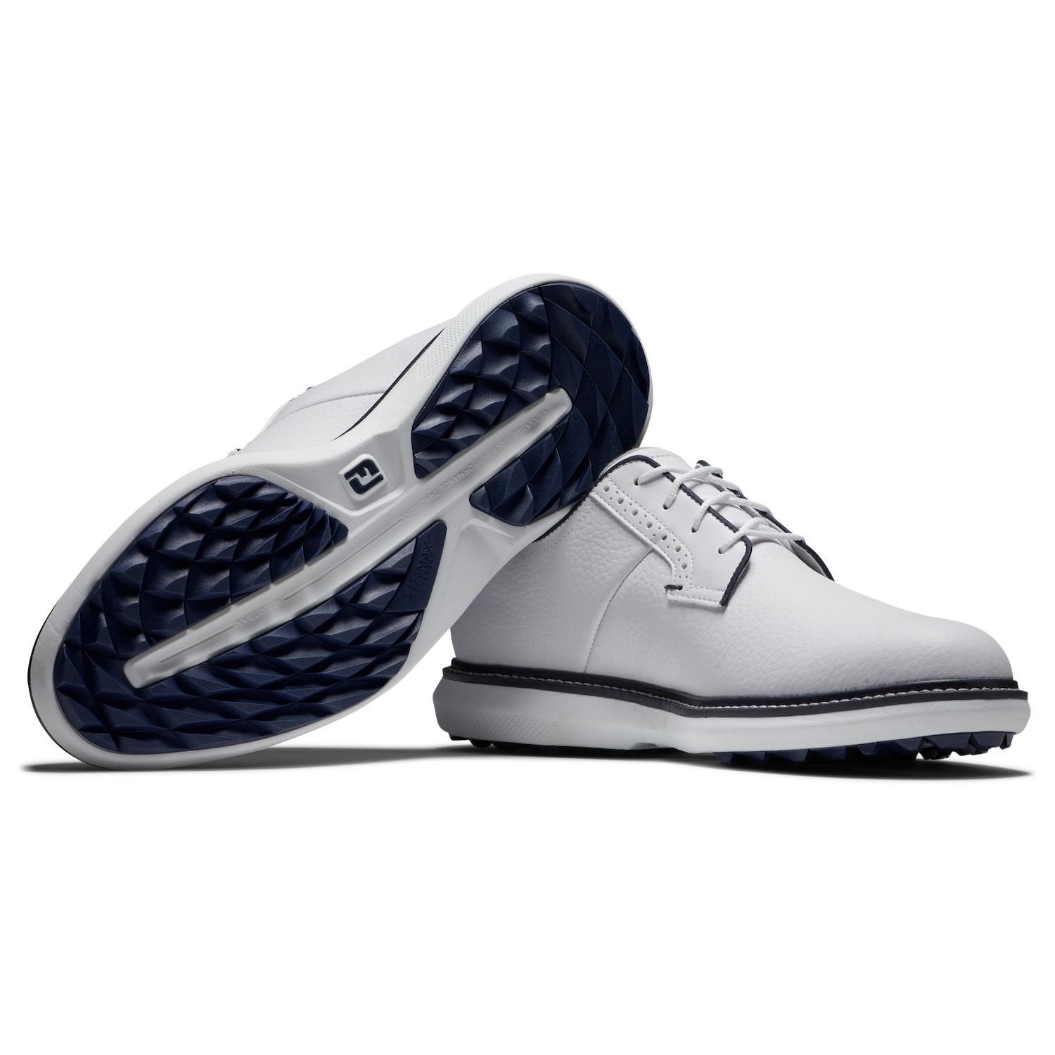 FootJoy Traditions pánské golfové boty, bílé/navy blucher