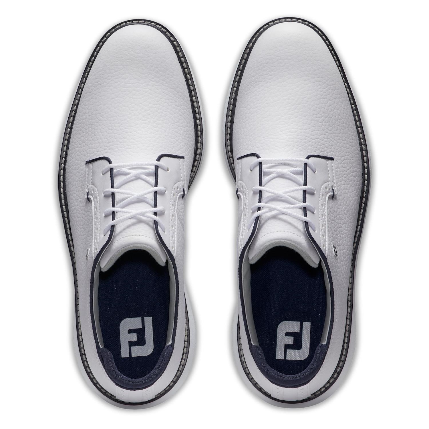 FootJoy Traditions pánské golfové boty, bílé/navy blucher