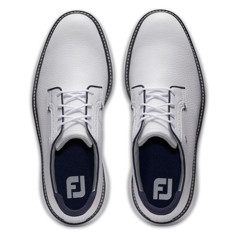 FootJoy Traditions pánské golfové boty, bílé/navy blucher