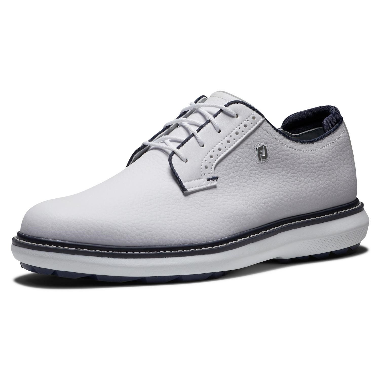 FootJoy Traditions pánské golfové boty, bílé/navy blucher