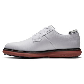 FootJoy Traditions pánské golfové boty, bílé/brick blucher