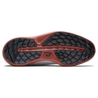 FootJoy Traditions pánské golfové boty, bílé/brick blucher