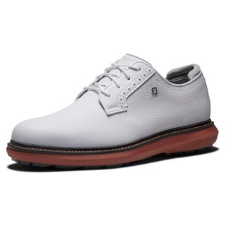 FootJoy Traditions pánské golfové boty, bílé/brick blucher