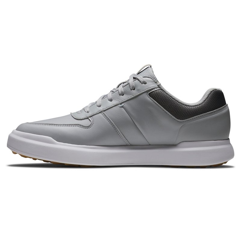 FootJoy Contour Casual pánské golfové boty, šedo/bílé