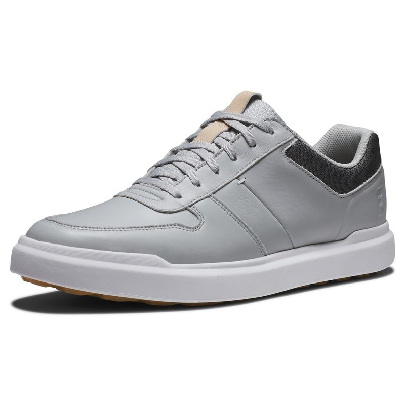 FootJoy Contour Casual pánské golfové boty, šedo/bílé