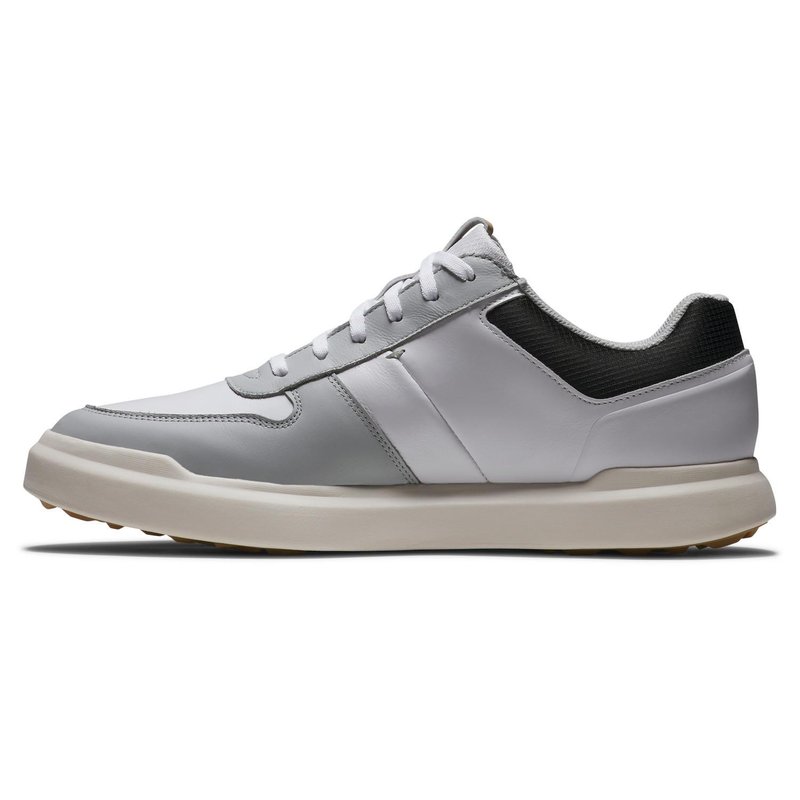 FootJoy Contour Casual pánské golfové boty, bílo/šedo/černé