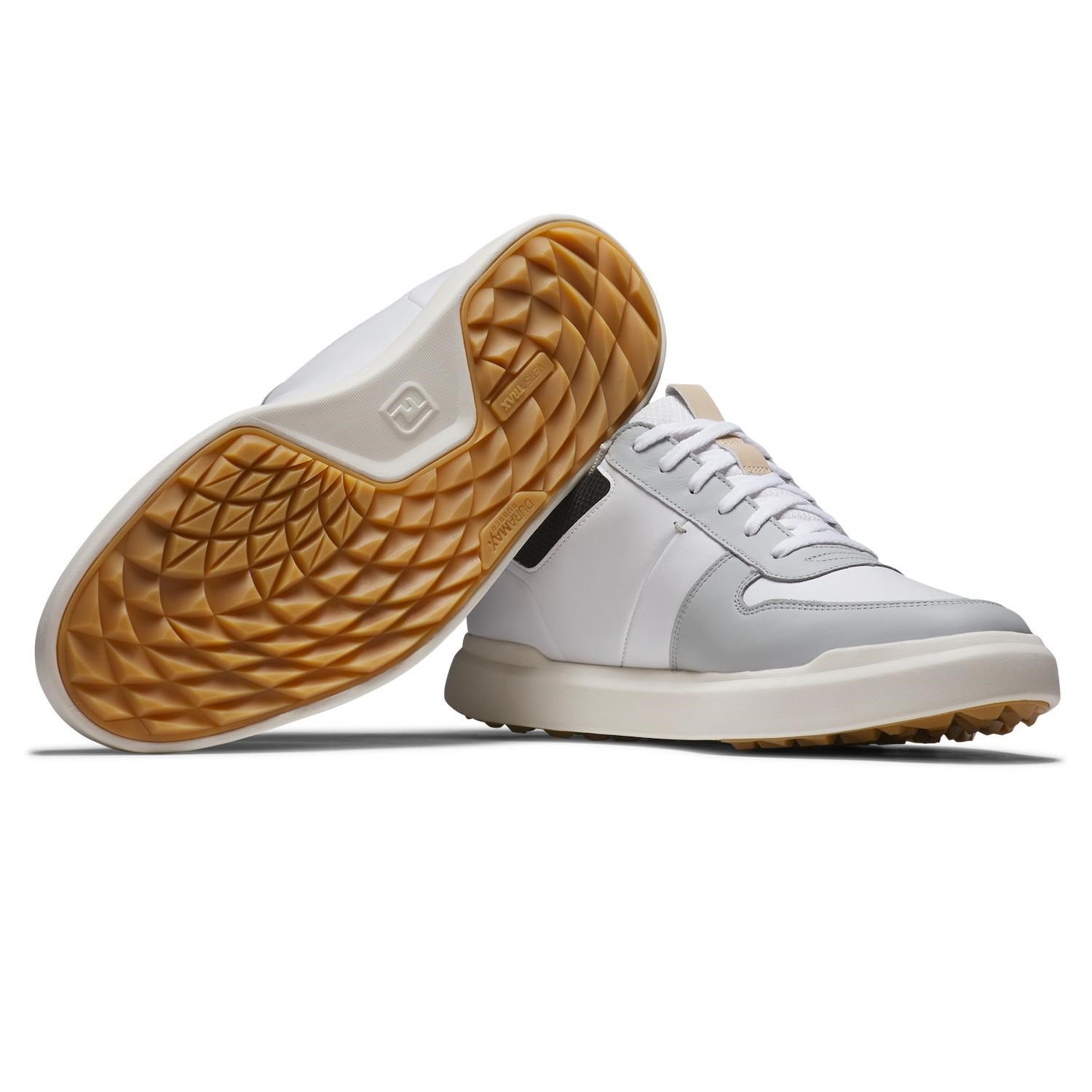 FootJoy Contour Casual pánské golfové boty, bílo/šedo/černé