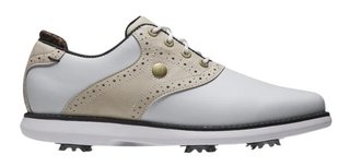 FootJoy Traditions dámské golfové boty, white/tan/black