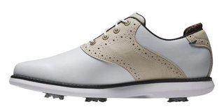 FootJoy Traditions dámské golfové boty, white/tan/black