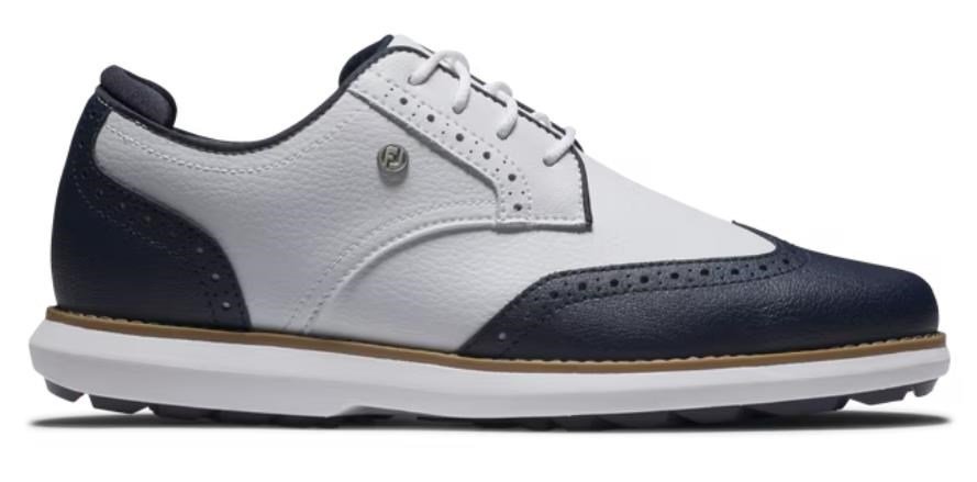 FootJoy Traditions Wing Tip dámské golfové boty, bílo/tmavě modré