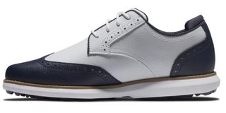 FootJoy Traditions Wing Tip dámské golfové boty, bílo/tmavě modré