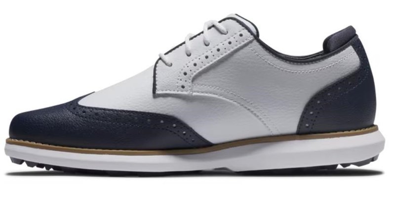 FootJoy Traditions Wing Tip dámské golfové boty, bílo/tmavě modré
