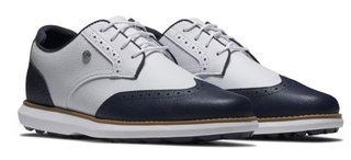 FootJoy Traditions Wing Tip dámské golfové boty, bílo/tmavě modré