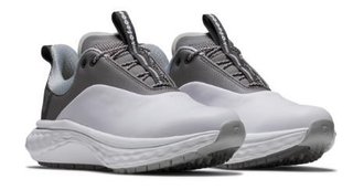 FootJoy Quantum Leather dámské golfové boty, bílo/šedé