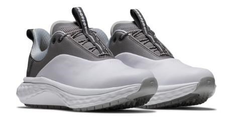 FootJoy Quantum Leather dámské golfové boty, bílo/šedé