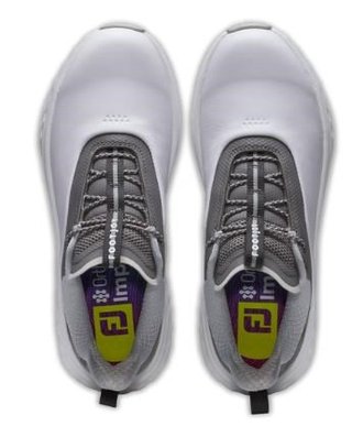 FootJoy Quantum Leather dámské golfové boty, bílo/šedé