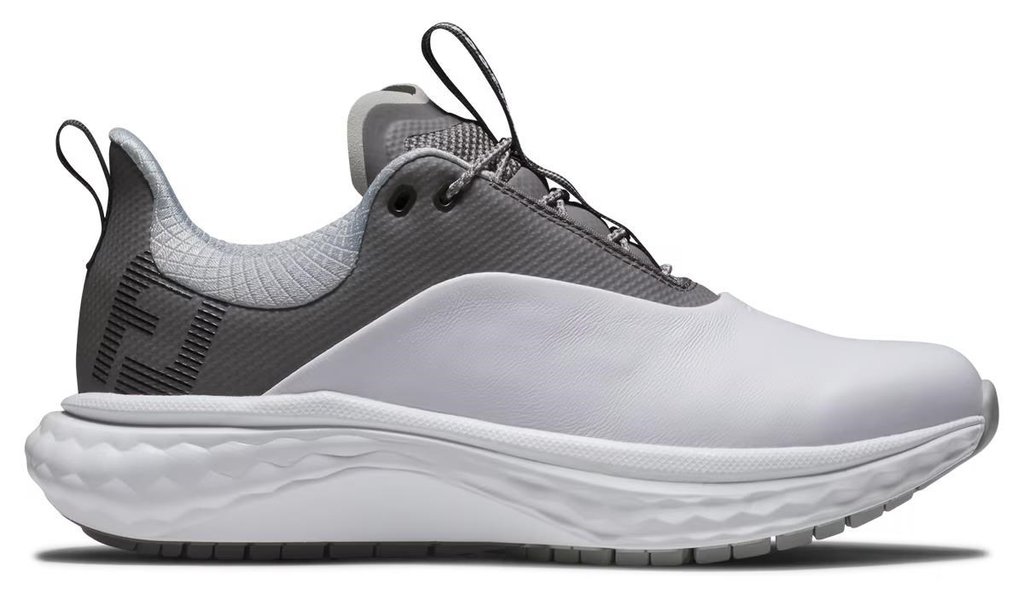 FootJoy Quantum Leather dámské golfové boty, bílo/šedé