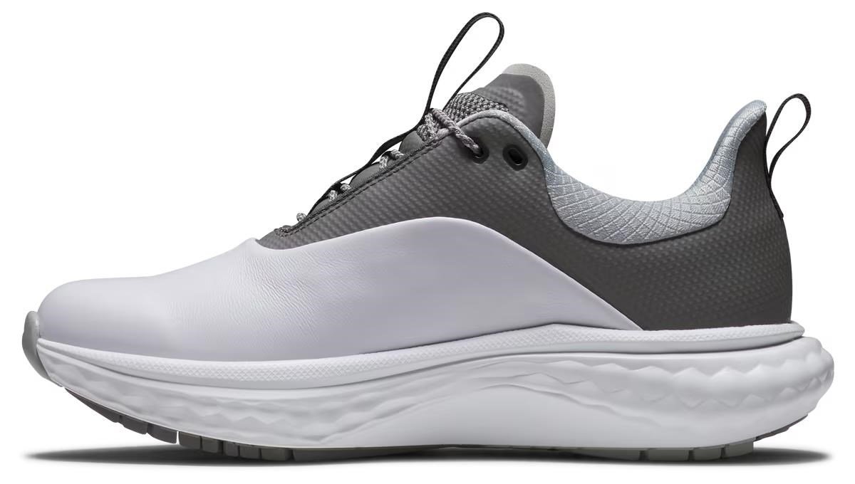FootJoy Quantum Leather dámské golfové boty, bílo/šedé