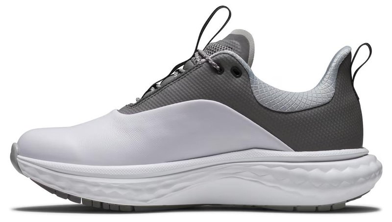 FootJoy Quantum Leather dámské golfové boty, bílo/šedé