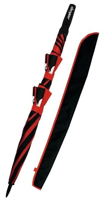Clicgear Dual Canopy deštník 68", černo/červený