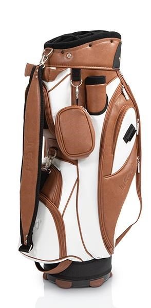 JuCad Style cart bag, bílo/hnědý