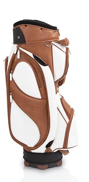JuCad Style cart bag, bílo/hnědý