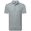 FootJoy Houndstooth Geo Lisle pánské polo, šedé