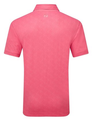 FootJoy Speckle Print Pique pánské polo, růžové
