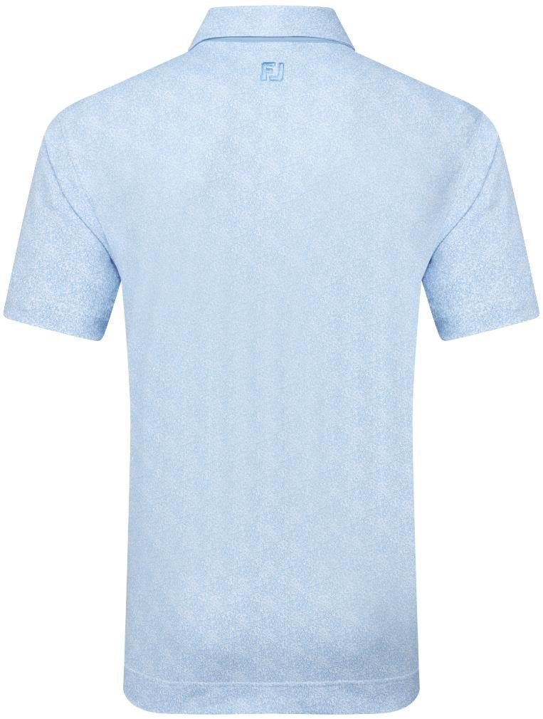 FootJoy Speckle Print Pique pánské polo, blue jay/white