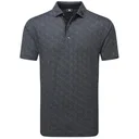 FootJoy Speckle Print Pique pánské polo, černé