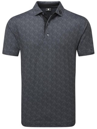 FootJoy Speckle Print Pique pánské polo, černé