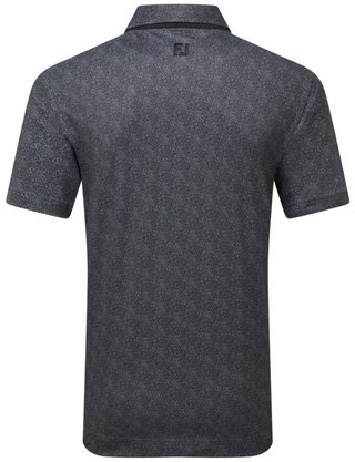 FootJoy Speckle Print Pique pánské polo, černé
