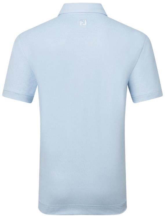 FootJoy Etched Texture Print Lisle pánské polo, modré