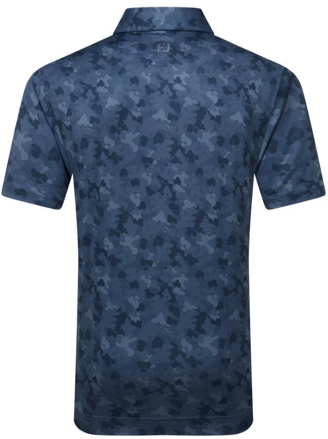 FootJoy Pop Camo Lisle pánské polo, tmavě modré