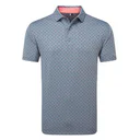 FootJoy Flower Bud Foulard Lisle pánské polo, flint