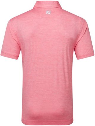 FootJoy Heather Lisle with Trim pánské polo, růžové