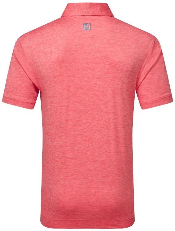 FootJoy Heather Lisle with Trim pánské polo, hibiscus