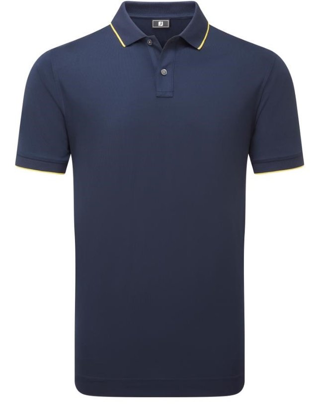 FootJoy Tipped Pique pánské polo, tmavě modré