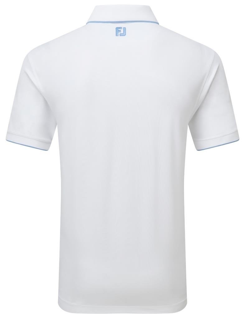 FootJoy Tipped Pique pánské polo, bílé