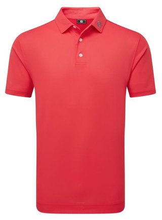 FootJoy Stretch Pique Solid pánské polo, hibiscus