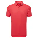 FootJoy Stretch Pique Solid pánské polo, hibiscus